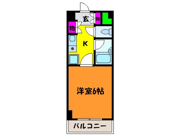 ヴァンテーヌ西納の物件間取画像